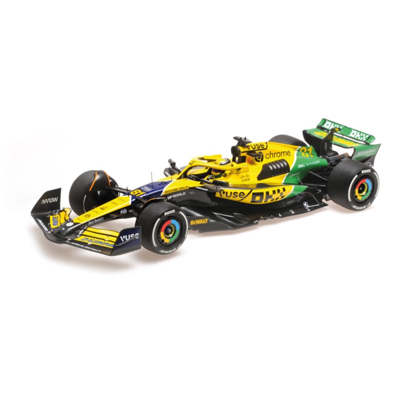 Minichamps Mclaren F1 Team MCL38 Yellow O. Piastri Monaco GP 2024 1:18