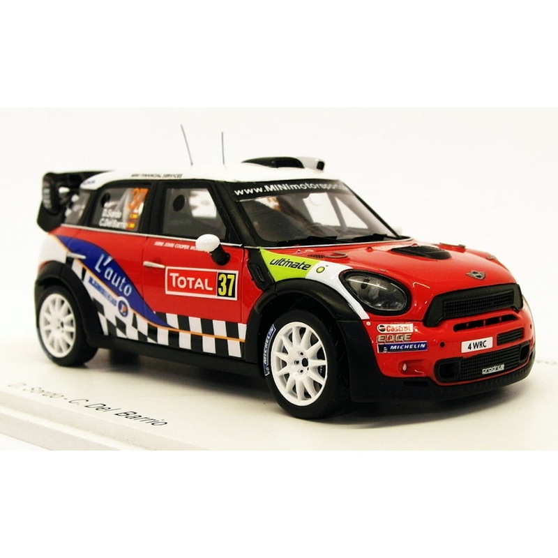 Spark 1/43 Scale S3312 - Mini John Cooper Works #37 - 2nd WRC MC 2012