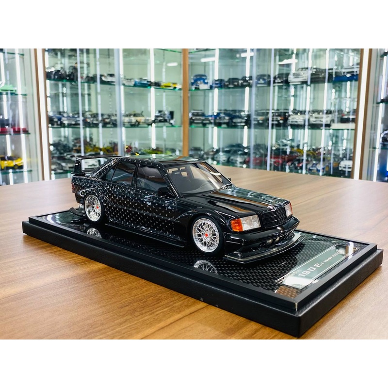 VIP Model Mercedes-Benz 190 E & A$AP Rockys Edition  1/18 Resin Model, Black Starry Decal, Limited to 30 Units