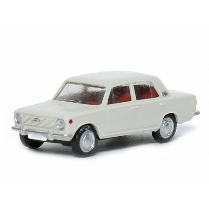 Car Fiat 124 Shiguli white