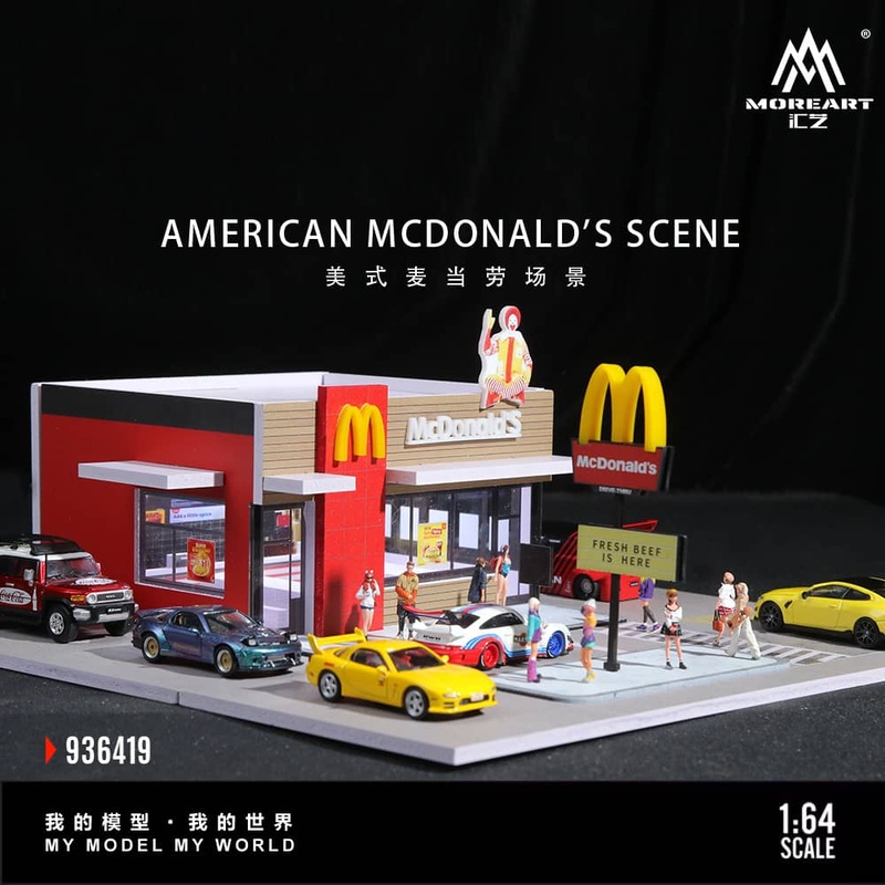 [ETA:  Nov 2025 ] MoreArt 1/64 McDonald`s Theme (MO936419)Size: 30 x 30 x 11.5cm
