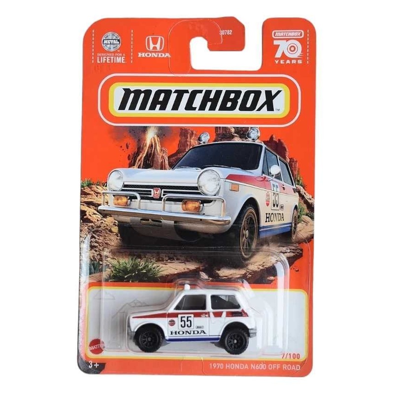 Matchbox Pre-Owned 70 Years Anniversary 1970 Honda N600 Off Road Mainline 1:64 Scale