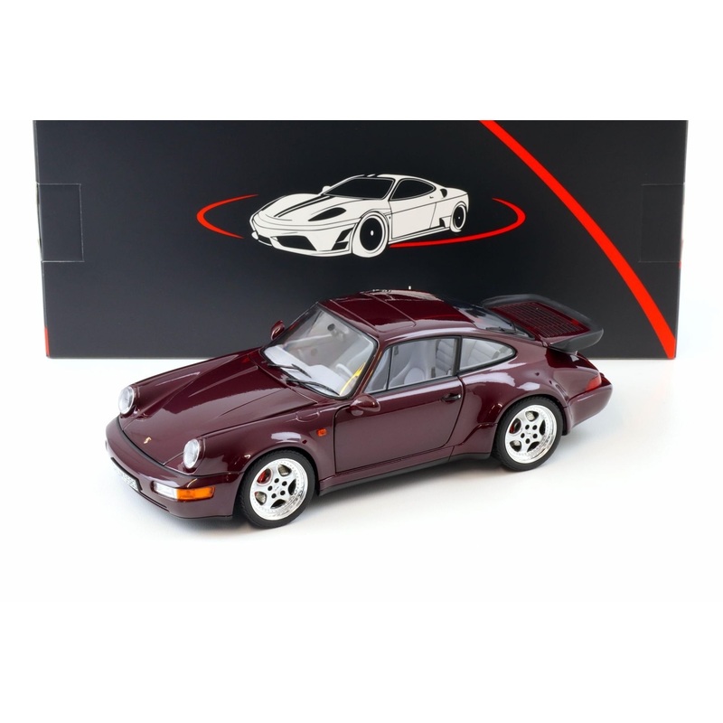 Norev 1993 Porsche 911 964 Turbo 3.6 Coupe Amethyst Purple Metallic 1:18