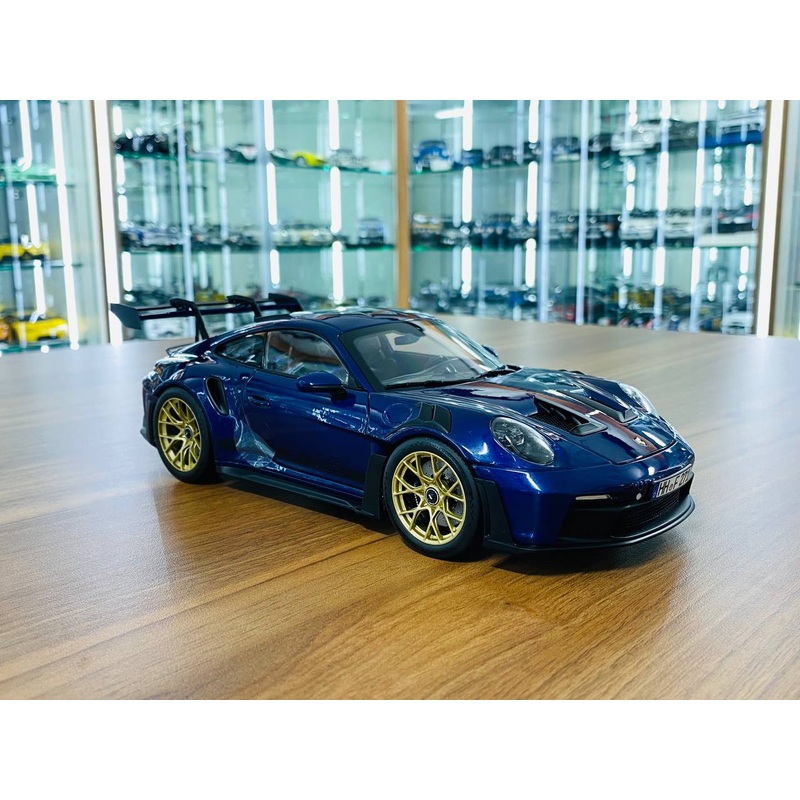 Norev Porsche 911 GT3 RS 1/18 Diecast - Gentian Blue (2022)