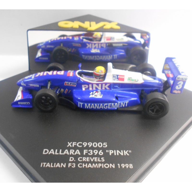 Onyx 1/43 Scale - XFC99005 DALLARA-OPEL F398 'PINK' D.CREVELS 1998