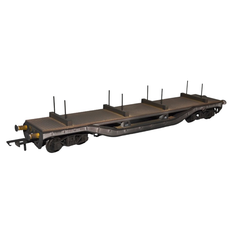 Warwell A Steel carrier BB5017 Diamond Bogies Weathered in Wales