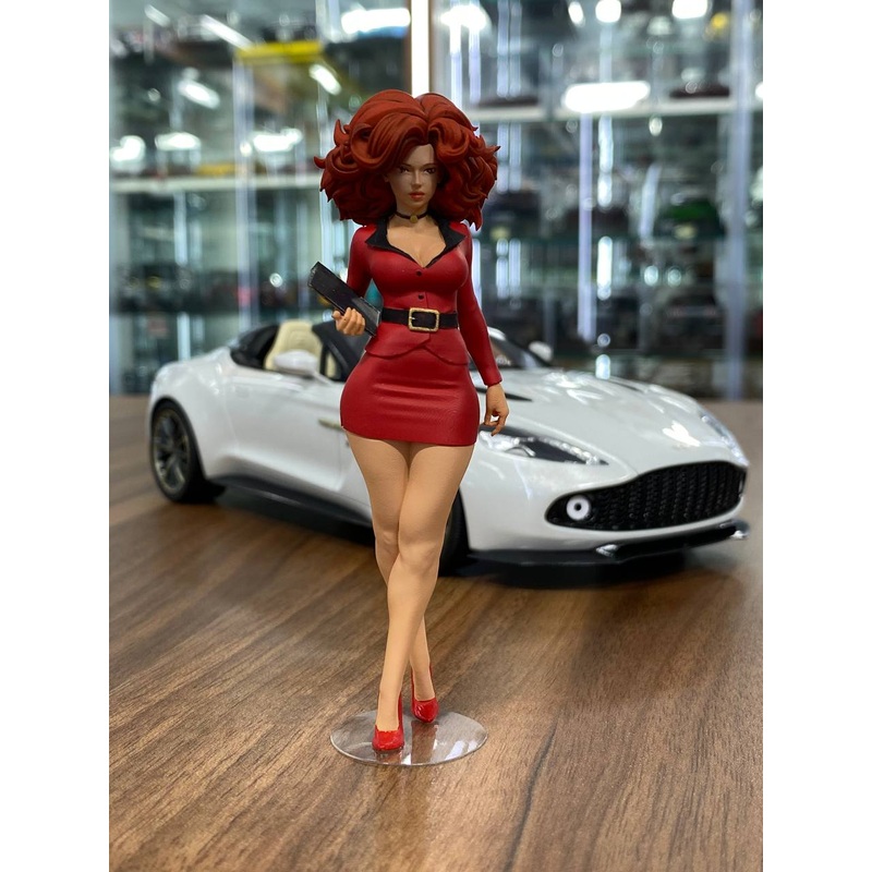 1/18 Resin - Miss Sara Bellum ( The Powerpuff Girls )(Hand Made / Painted) Scale Figure