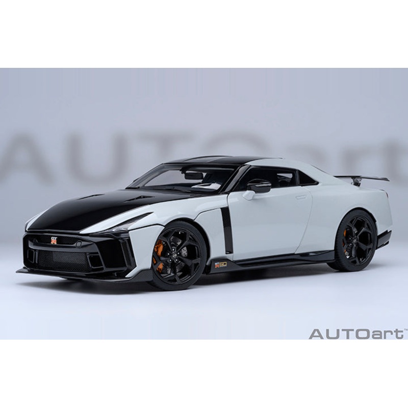 AUTOart 2020 Nissan GT-R (R50) by Italdesign Metallic White w/ Black 1:18