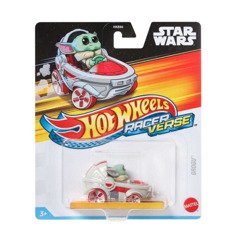 EXCLUSIVE Hotwheels Racer Verse Grogu Vehicle