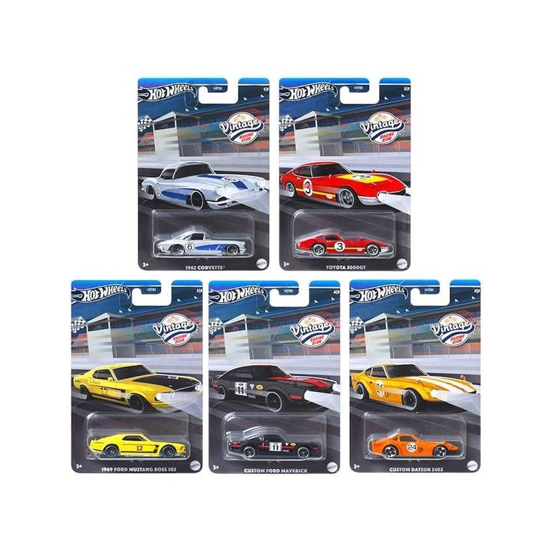 Exclusive Hotwheels Vintage set of 5