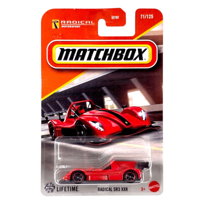 Matchbox Radical SR3 XXR Imported Mainline 1:64 Scale