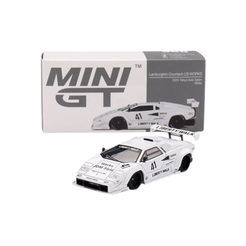 Mini GT Lamborghini Countach LB-Works (2024 Tokyo Auto Salon) 1:64 Scale