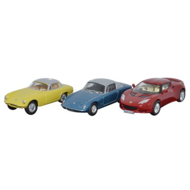 3 Piece Lotus Set Elan_Elite_Evora - 1:76 Scale