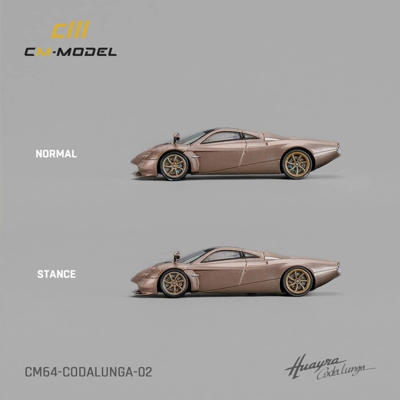 CM Model 1/64 Pagani HuayraCodalunga - Gold