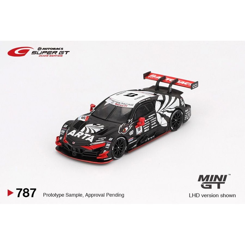 [ETA:  Oct 2025 ] Mini GT 1/64 Honda NSX-GT Type S GT500  #16 ARTA MUGEN NSX-GT ARTA 2023 SUPER GT Series ****Blister Packaging****