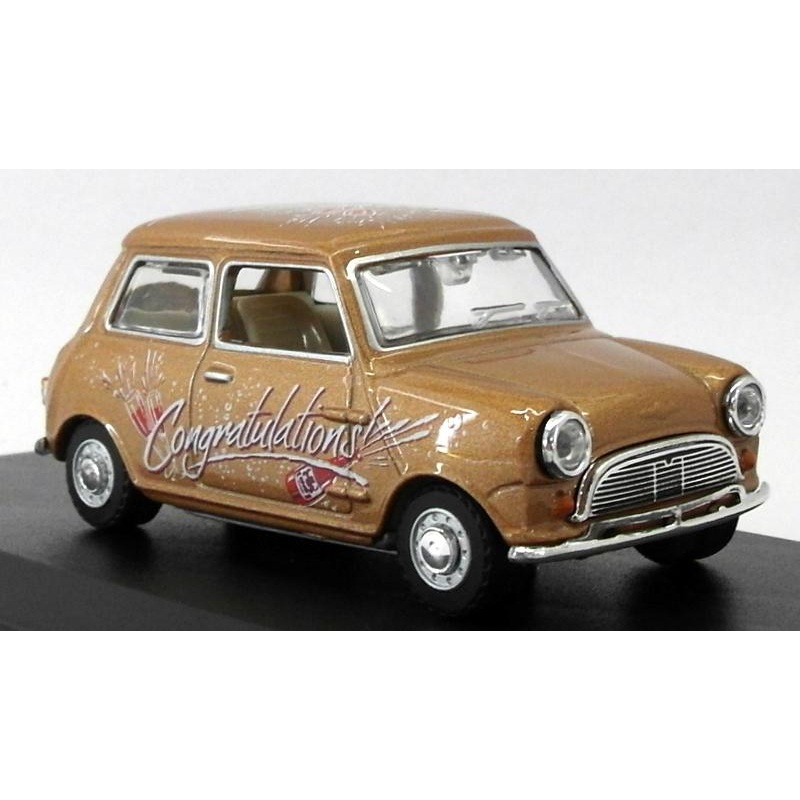 Oxford Diecast 1/43 Scale Model Car MIN018 - Austin Mini - Congtratulations
