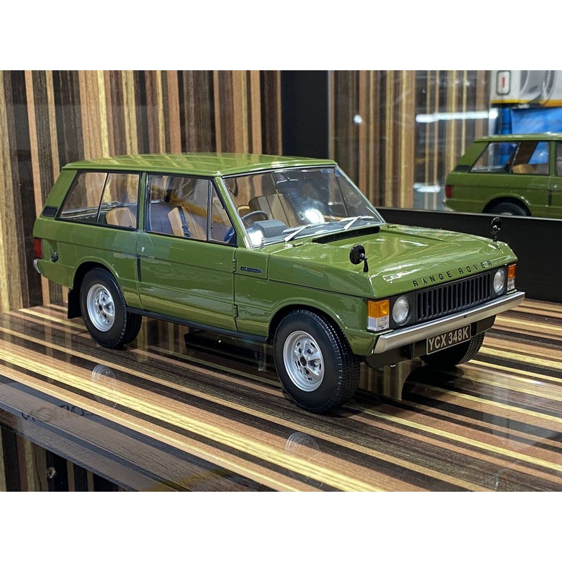1/18 Diecast Land Rover Range Rover 2Doors Green Almost Real Scale Model Car