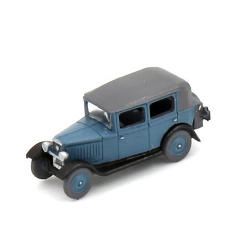 Finished model car Peugeot 201 Berline  Blue-Black