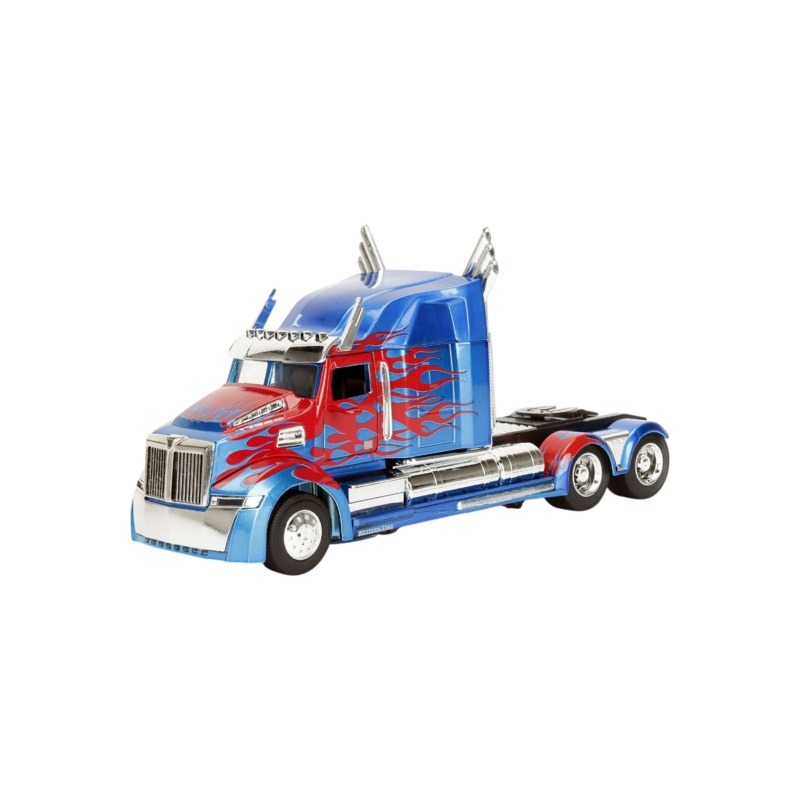 Jada Transformers Western Star 5700 XE Optimus Prime 1:32 Scale Diecast (See Robot On Chasis)