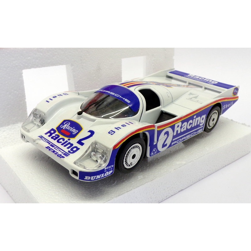 Tonka Polistil 1/25 Scale Diecast 02260 - Porsche 956 Racing - Blue/White #2