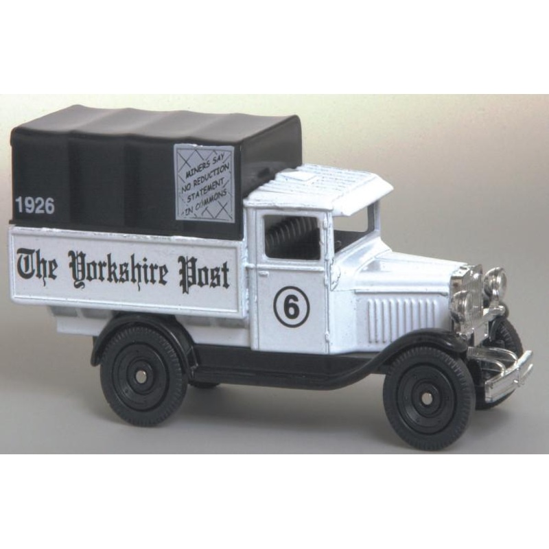 Yorkshire Post - Model Vehicle - White & Black