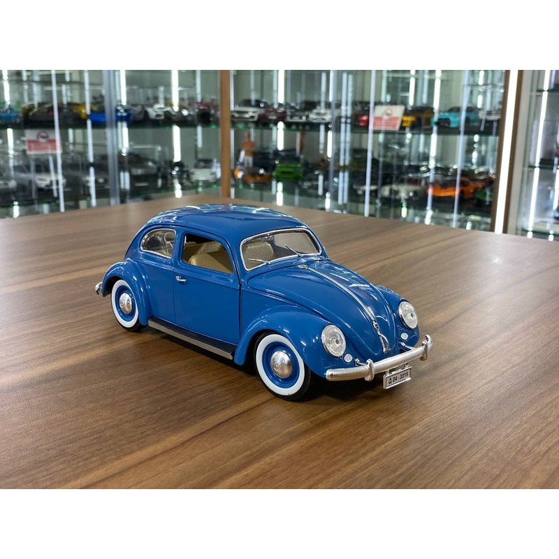1/18 Diecast Bburago Volkswagen Kafer Beetle (1955) Blue