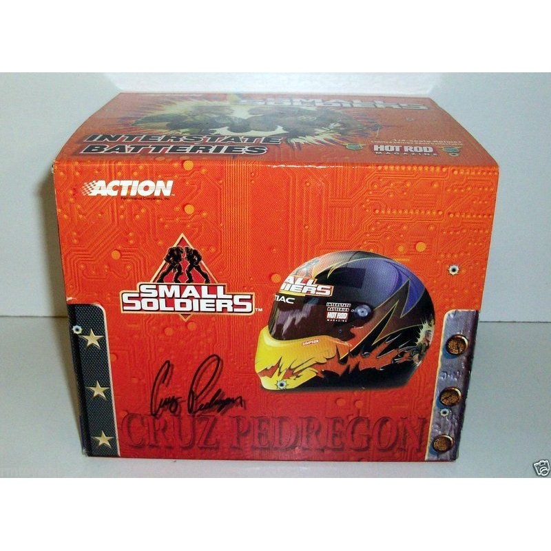 ACTION 1/4 HSS - SS1 SMALL SOLDIERS CRUZ PEDREGON NASCAR SIMPSON CRASH HELMET