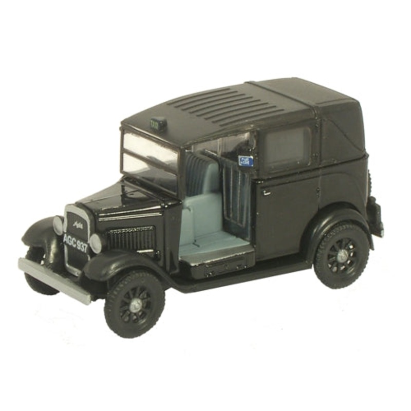 Austin Taxi Black - 1:76 Scale