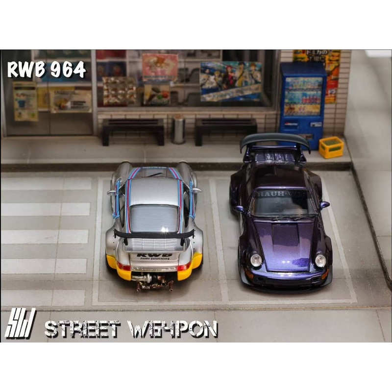 [ETA:  Jan 2026 ] Street Weapon 1/64 RWB 964 GT Wing Rauh-Welt Modified