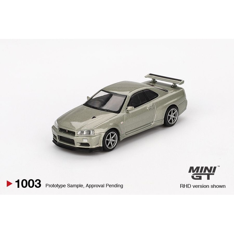 [ETA:  Sep 2025 ] Mini GT 1/64 Nissan Skyline GT-R (R34)  V-Spec II NrMillenium Jade
