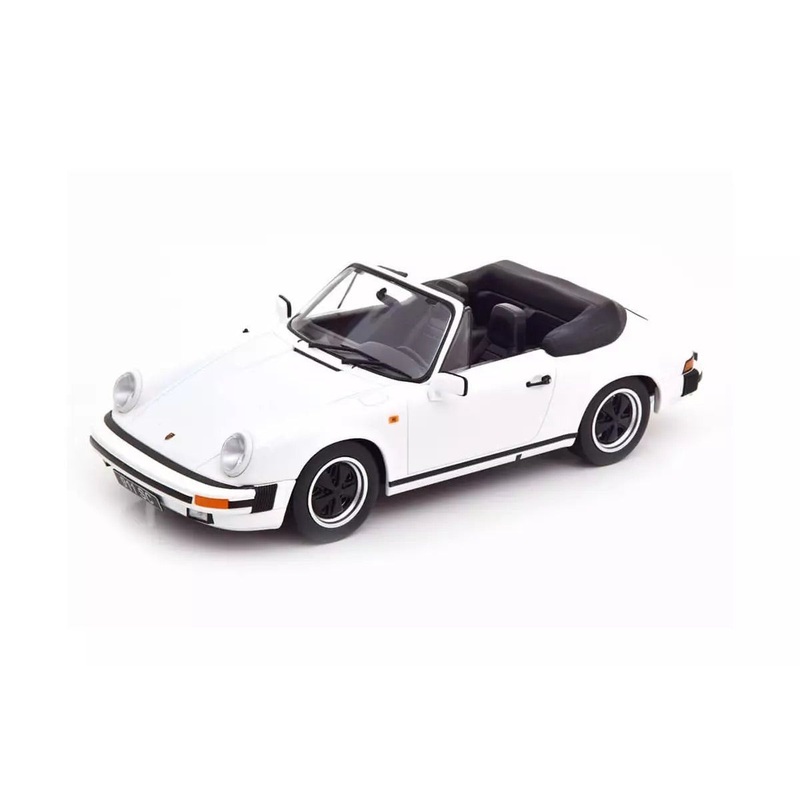 KK Scale Porsche 911 SC Cabriolet 1983 G Series w/ Removable Top White 1:18