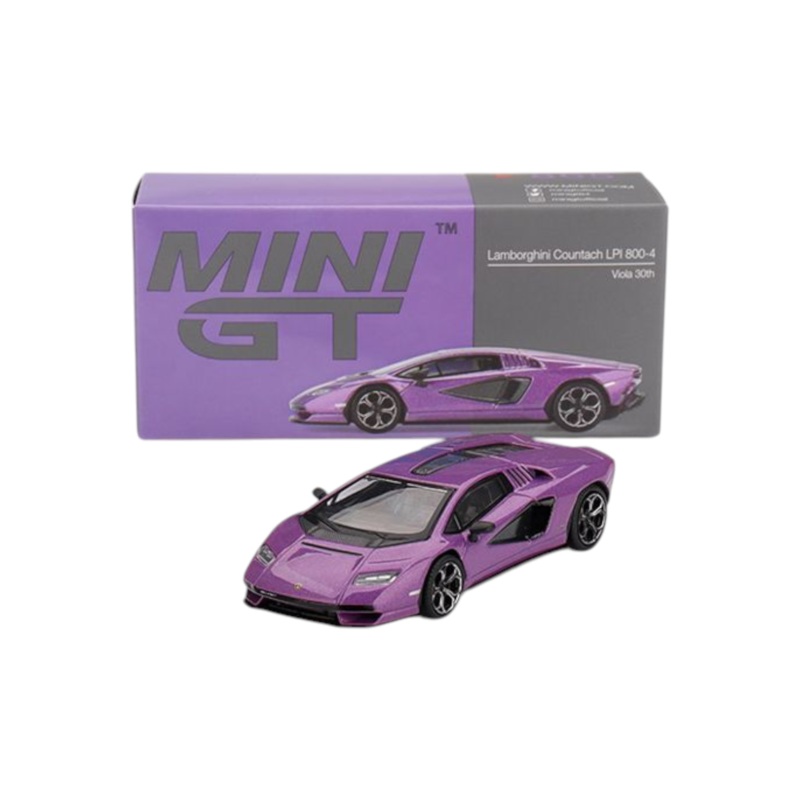 Mini GT Lamborghini Countach LPI 800-4 (Viola 30th) 1:64 Scale