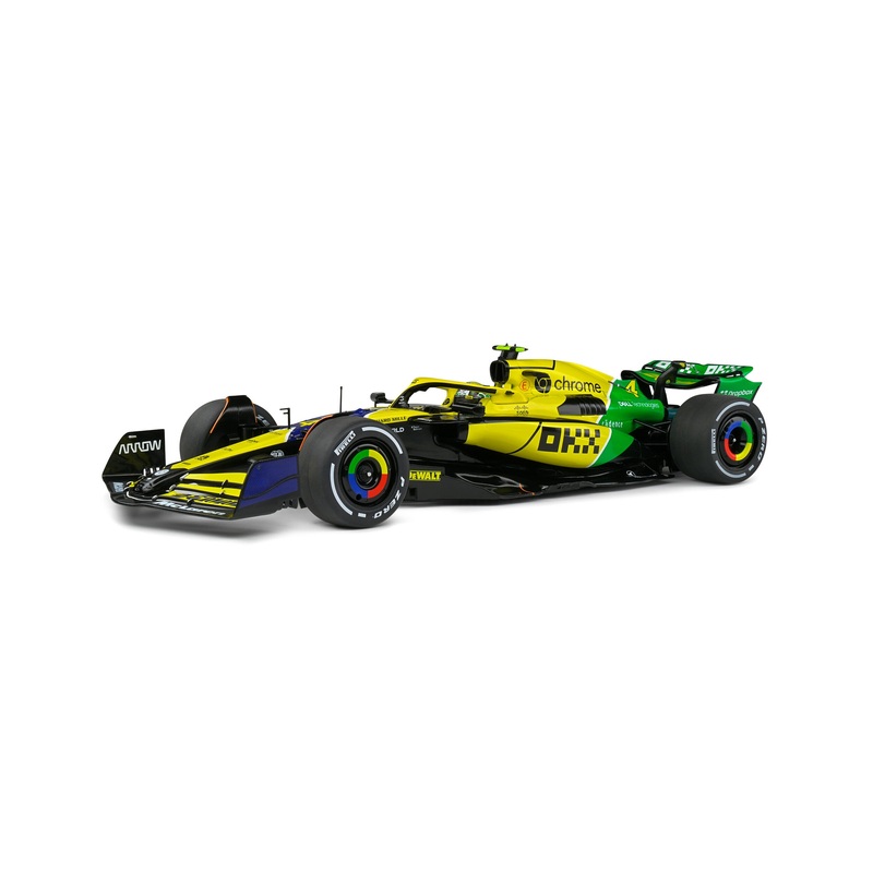 Solido Mclaren F1 Team MCL38 Yellow L. Norris Monaco GP 2024 1:18