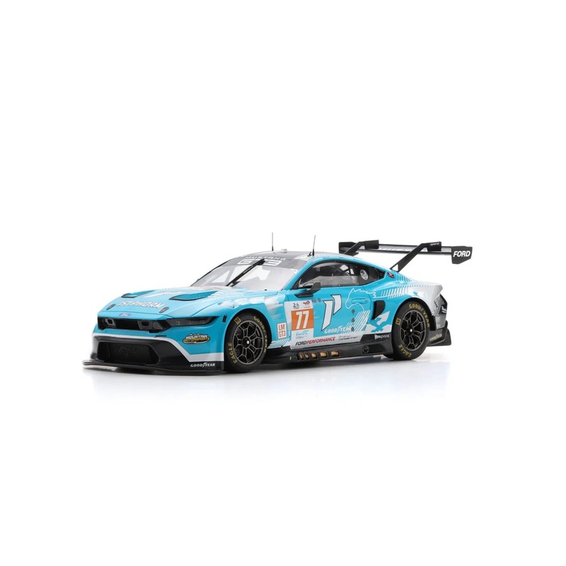 Spark Model Ford Mustang GT3 Coyote #77 Team Proton Competition 24hr Le Mans 2024 1:18