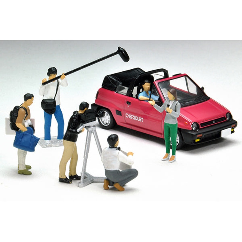 Tomica Limited Vintage 1/64 Diocolle 64 # Car Snap 11a TV crew