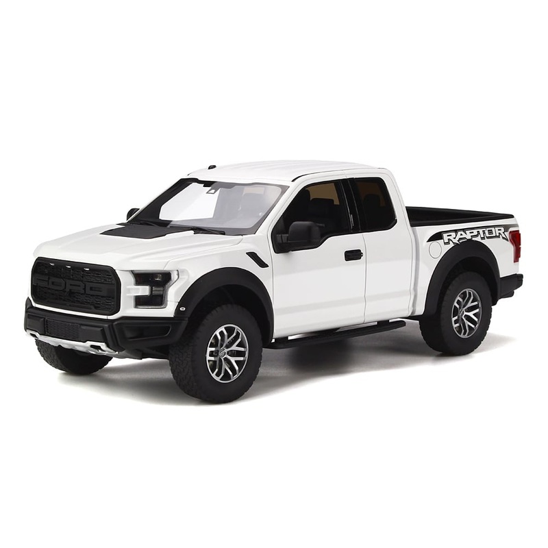 1/18 Diecast Ford Raptor White GT Spirit white Scale Model Car
