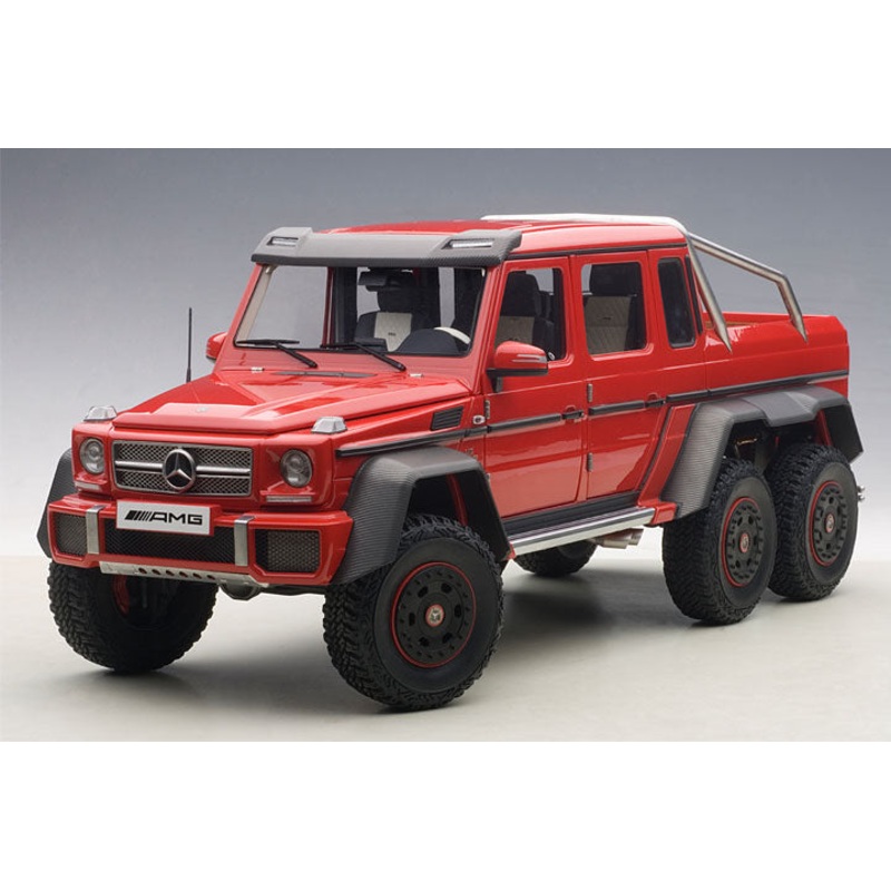 AUTOart Mercedes-Benz G63 AMG 6x6 G-Class Red 1:18