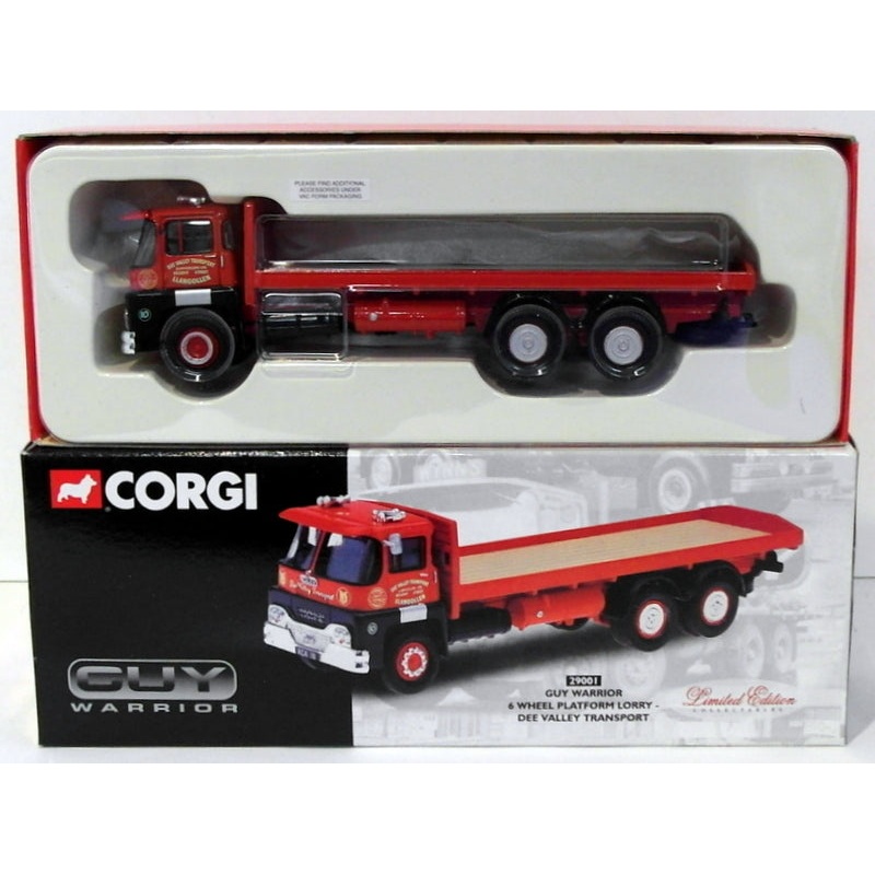 Corgi 1/50 Scale 29001 - Guy Warrior 6 Wheel Platform Lorry Dee Valley Transp.