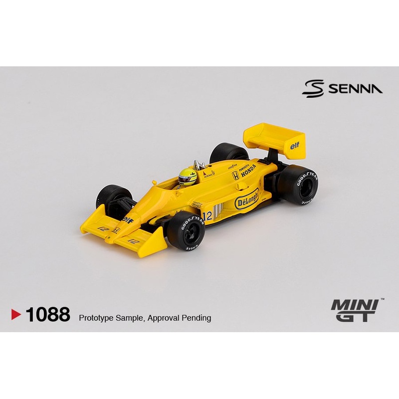 [ETA:  Feb 2026 ] Mini GT 1/64 Lotus 99T #12 Ayrton Senna 1987 Monaco Grand Prix Winner
