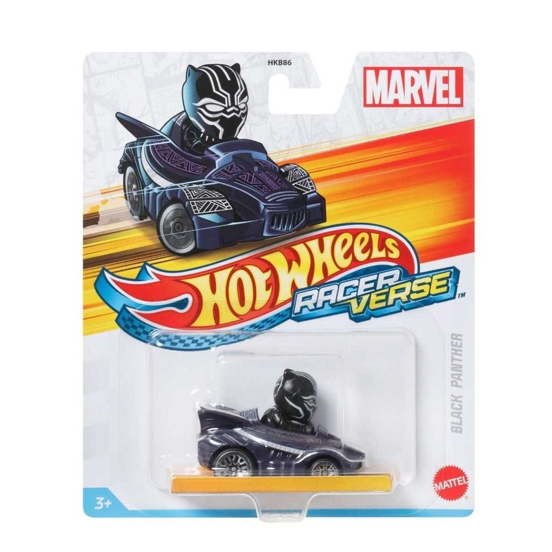 EXCLUSIVE Hotwheels Racer Verse Black Panther Vehicle