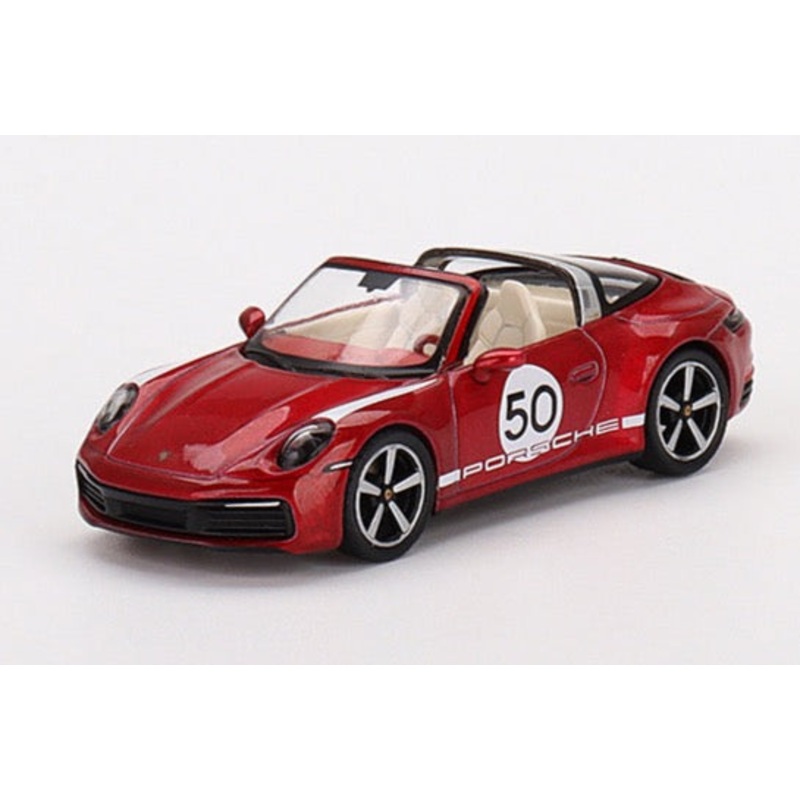 Mini GT 1/64 Porsche 911 Targa 4S Heritage Design Edition Cherry Red ***in clamshell blisters***