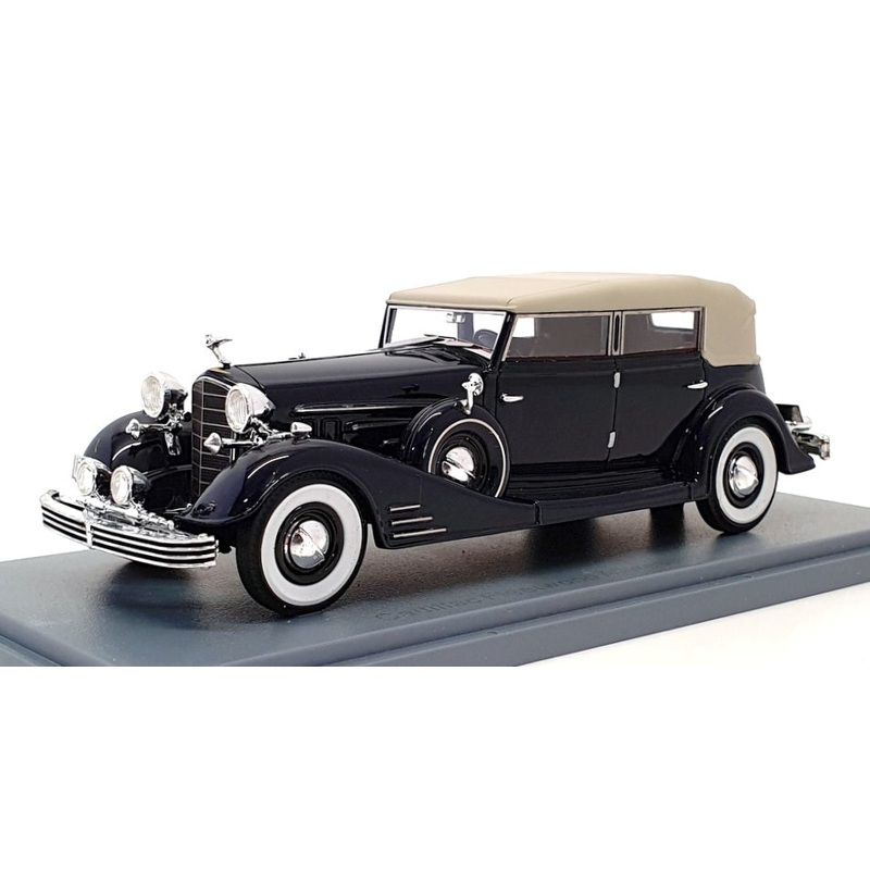 Neo 1/43 Scale 45766 - Cadillac Fleetwood Allweather Phaeton - Blue