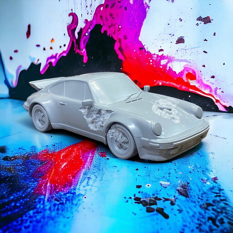 1/12 Arsham Editions Porsche Eroded 911 Turbo - Limited Edition Collectible