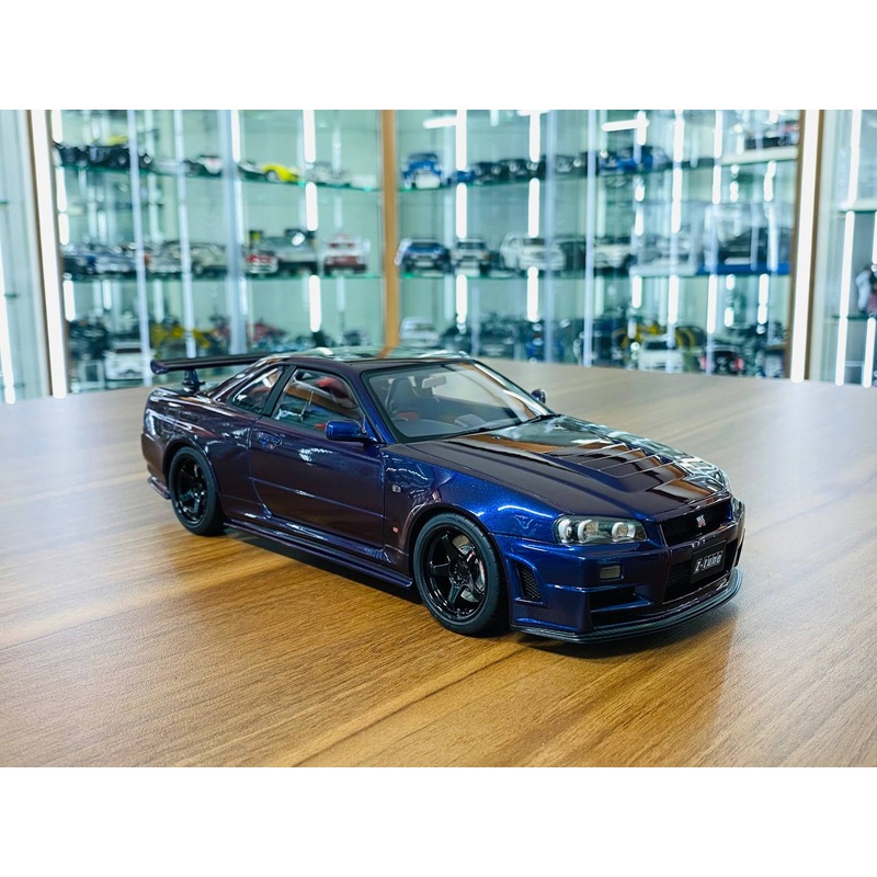 1/18 Diecast Model AUTOart Nissan GT-R R34 Z-tune Midnight purple