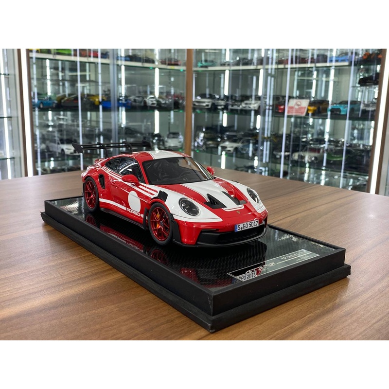 1/18 Resin Timothy & Pierre Porsche 911 GT3 RS (992.1)  Salzburg Livery / red rim Limited Edition: 25 pcs