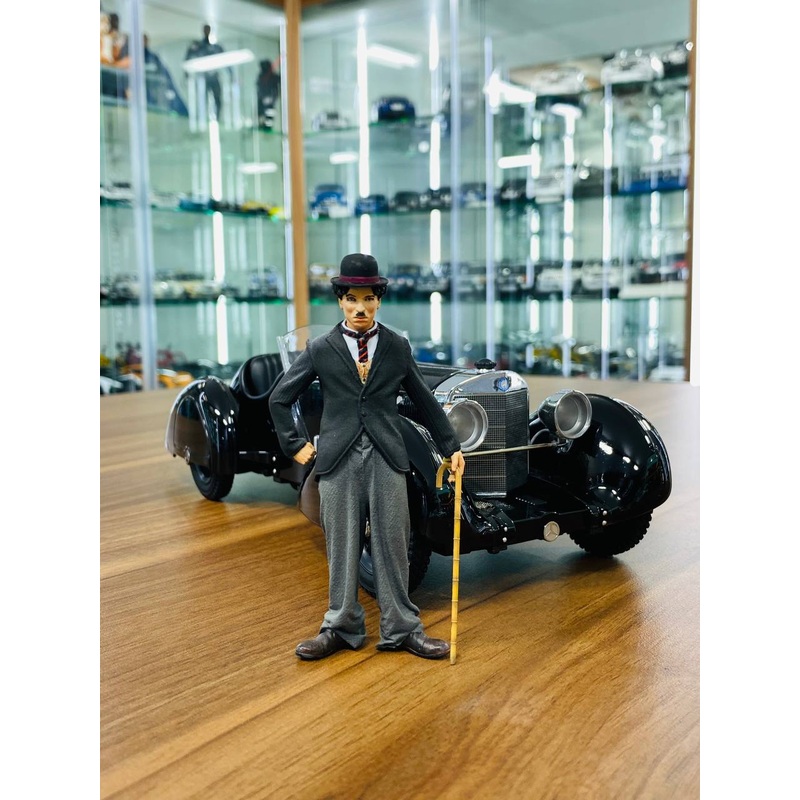1/18 Scale Figure (Hand Made / Painted)  Charlie Chaplin
