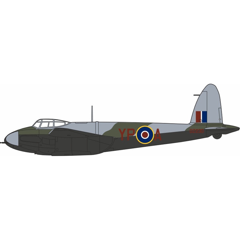 1943 D H Mosquito NF MkII P.G.Wykeham-Barnes. Raf No.23 Sqn. Malta 1:72