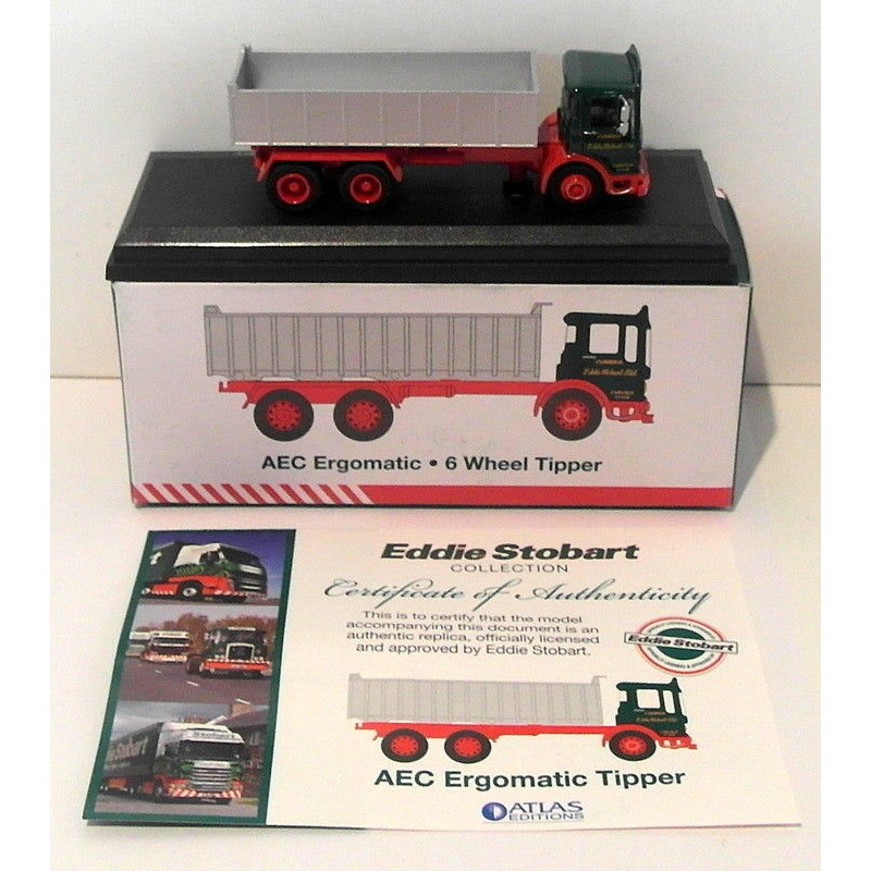 Atlas 1/76 Scale 4 649 104 - AEC Ergomatic 6 Wheel Tipper Eddie Stobart Ltd