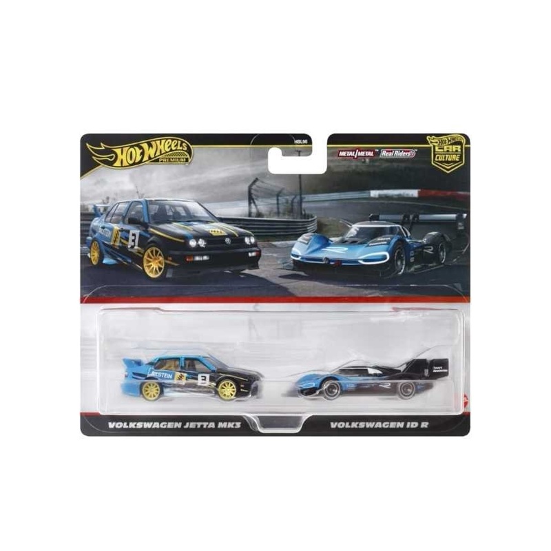 Exclusive Hotwheels 2 Pack Volkswagen Jetta MK3 & Volkswagen ID R