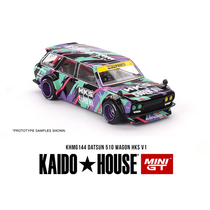 KaidoHouse x Mini GT 1/64 Datsun KAIDO 510 Wagon  HKS V1